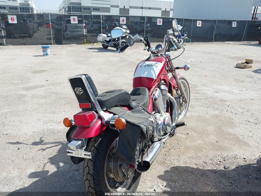 1992 Suzuki Vs800 VIN JS1VS52A7N2100301 IAAI salvage auction — NORMAL WEAR, Original (Texas), sold $125 on 2026-07-07 (photo 4)