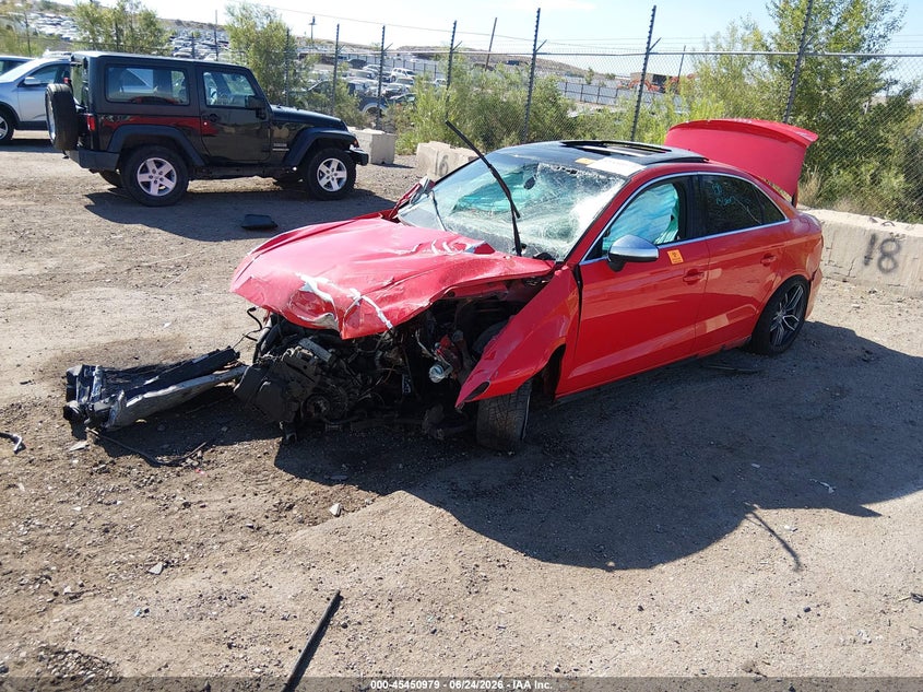 2015 Audi A3 VIN WAUBFGFF0F1108212 IAAI salvage auction — BIO HAZARD, Salvage Title, sold $200 on 2026-08-24 (photo 2)