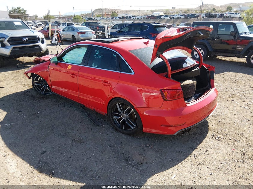 2015 Audi A3 VIN WAUBFGFF0F1108212 IAAI salvage auction — BIO HAZARD, Salvage Title, sold $200 on 2026-08-24 (photo 3)