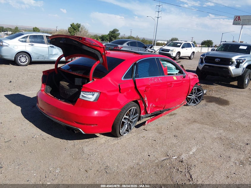 2015 Audi A3 VIN WAUBFGFF0F1108212 IAAI salvage auction — BIO HAZARD, Salvage Title, sold $200 on 2026-08-24 (photo 4)