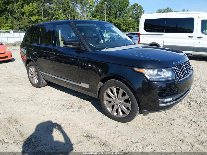 2015 Land rover RANGE ROVER VIN SALGS2VF6FA199469 IAAI salvage auction — NORMAL WEAR, Clear (Georgia), sold $4,625 on 2026-07-09 (photo 1)