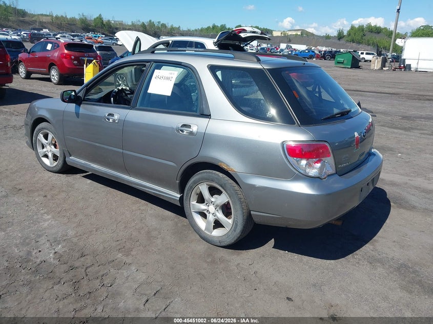 2007 Subaru Impreza VIN JF1GG61667H805065 IAAI salvage auction — NORMAL WEAR, Clear (Pennsylvania), sold $400 on 2026-07-21 (photo 3)