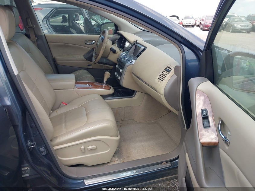 2012 Nissan Murano VIN JN8AZ1MUXCW104952 IAAI salvage auction — NORMAL WEAR, Clear (Tennessee), sold $225 on 2026-07-16 (photo 5)