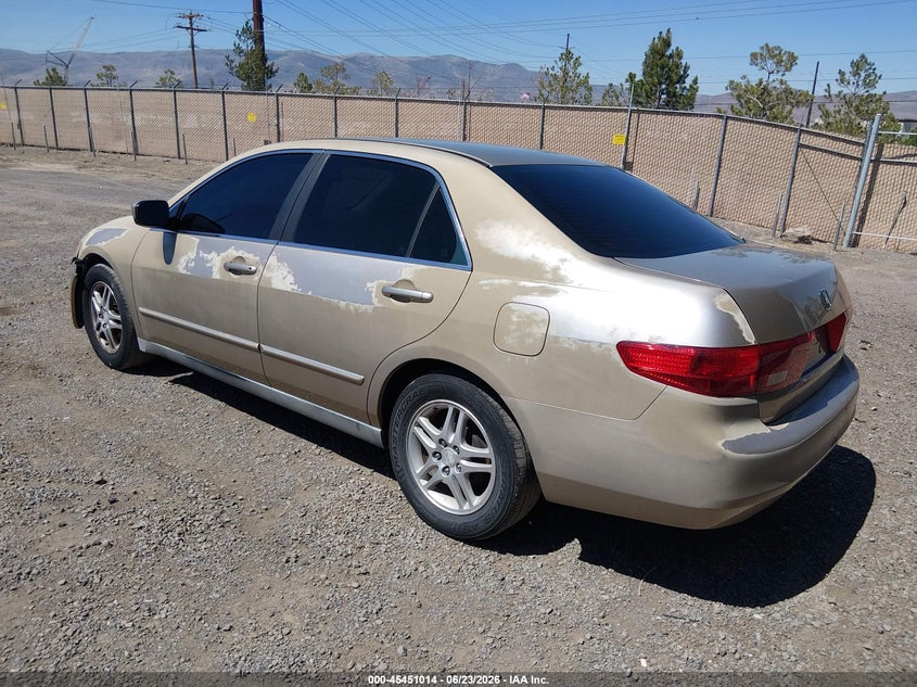 2005 Honda Accord VIN 1HGCM56465A146351 IAAI salvage auction — RIGHT FRONT, Salvage (Nevada), sold $25 on 2026-07-24 (photo 3)