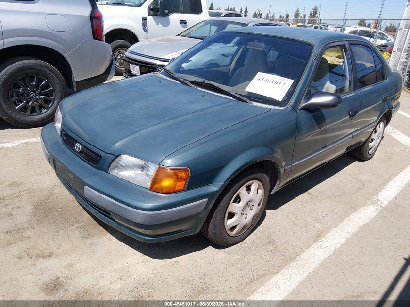 1997 Toyota Tercel VIN JT2BC52L0V0216709 IAAI salvage auction — NORMAL WEAR, Clear - Dealer Only (California), sold $850 on 2026-07-07 (photo 2)