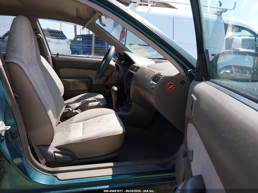 1997 Toyota Tercel VIN JT2BC52L0V0216709 IAAI salvage auction — NORMAL WEAR, Clear - Dealer Only (California), sold $850 on 2026-07-07 (photo 5)