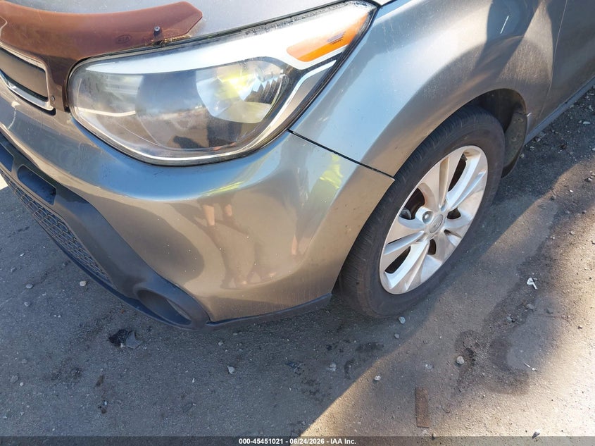 2014 Kia Soul VIN KNDJP3A58E7039204 IAAI salvage auction — NORMAL WEAR, Salvage Rebuilt (North Carolina), sold $850 on 2026-07-14 (photo 6)