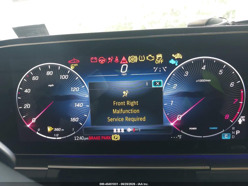 2024 Mercedes-benz Gle VIN 4JGFB4FB8RB210959 IAAI salvage auction — FRONT END, Wait Title, sold $25,150 on 2026-08-20 (photo 7)