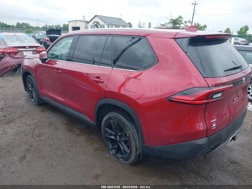 2025 Toyota Highlander VIN 5TDAAAB51SS074527 IAAI salvage auction — FRONT END, Salvage Title, sold $14,100 on 2026-07-27 (photo 3)