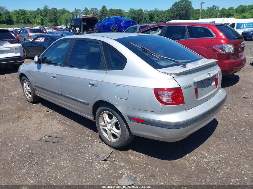 2004 Hyundai Elantra VIN KMHDN56D34U121447 IAAI salvage auction — LEFT FRONT, Clear (New York), sold $425 on 2026-07-14 (photo 3)