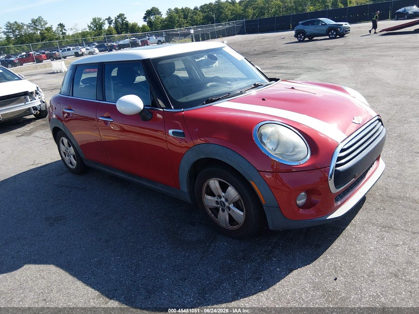 2016 Mini Hard top VIN WMWXU1C54G2D10165 IAAI salvage auction — FRONT END, Clear (South Carolina), sold $1,550 on 2026-07-15 (photo 1)