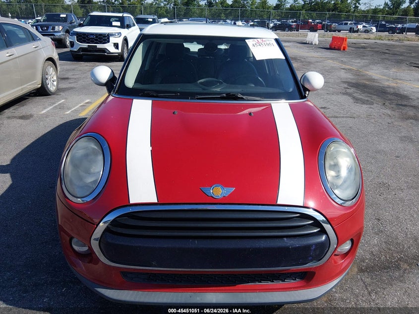 2016 Mini Hard top VIN WMWXU1C54G2D10165 IAAI salvage auction — FRONT END, Clear (South Carolina), sold $1,550 on 2026-07-15 (photo 6)