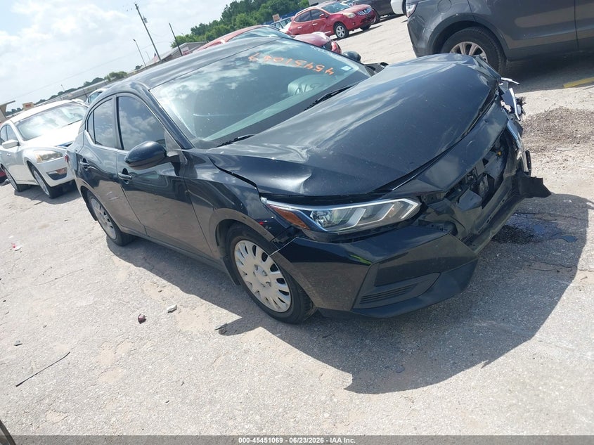 2020 Nissan Sentra VIN 3N1AB8BV4LY294750 IAAI salvage auction — NORMAL WEAR, Original (Texas), sold $1,650 on 2026-07-17 (photo 1)