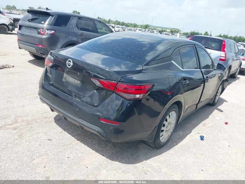 2020 Nissan Sentra VIN 3N1AB8BV4LY294750 IAAI salvage auction — NORMAL WEAR, Original (Texas), sold $1,650 on 2026-07-17 (photo 4)