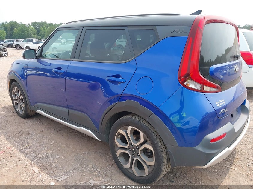 2020 Kia Soul VIN KNDJ23AU9L7123518 IAAI salvage auction — NORMAL WEAR, Clear (Alabama), sold $4,100 on 2026-07-15 (photo 3)