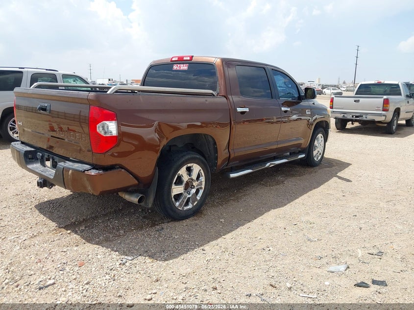 2014 Toyota Tundra VIN 5TFAW5F10EX360044 IAAI salvage auction — NORMAL WEAR, Original (Texas), sold $10,250 on 2026-07-13 (photo 4)