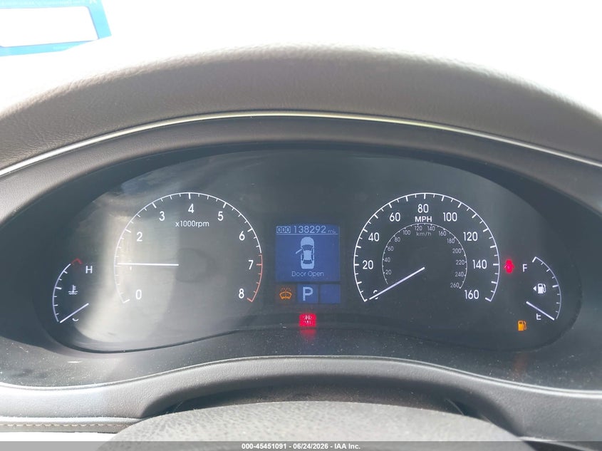 2013 Hyundai Genesis VIN KMHGC4DD2DU229414 IAAI salvage auction — NORMAL WEAR, Original (Texas), sold $1,775 on 2026-07-15 (photo 7)