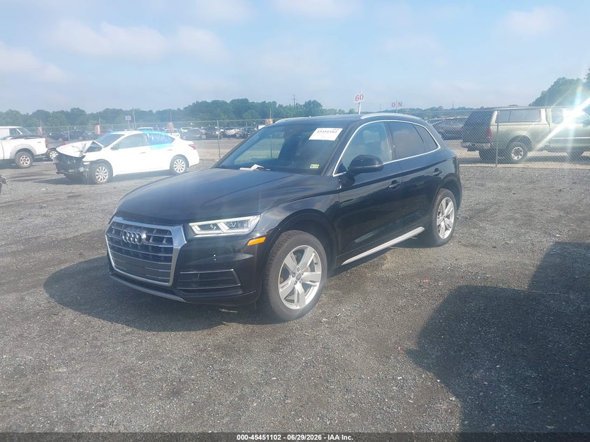 2018 Audi Q5 VIN WA1BNAFY6J2212611 IAAI salvage auction — RIGHT FRONT, Salvage - Greater Than 75% (Maryland), sold $6,100 on 2026-07-20 (photo 2)