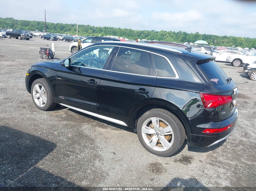 2018 Audi Q5 VIN WA1BNAFY6J2212611 IAAI salvage auction — RIGHT FRONT, Salvage - Greater Than 75% (Maryland), sold $6,100 on 2026-07-20 (photo 3)