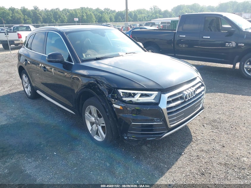 2018 Audi Q5 VIN WA1BNAFY6J2212611 IAAI salvage auction — RIGHT FRONT, Salvage - Greater Than 75% (Maryland), sold $6,100 on 2026-07-20 (photo 6)