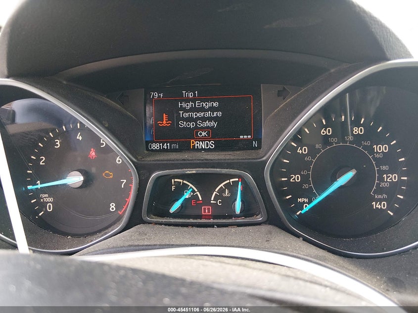 2018 Ford Escape VIN 1FMCU9J93JUB15880 IAAI salvage auction — NORMAL WEAR, Original (New Hampshire), sold $2,550 on 2026-07-11 (photo 5)
