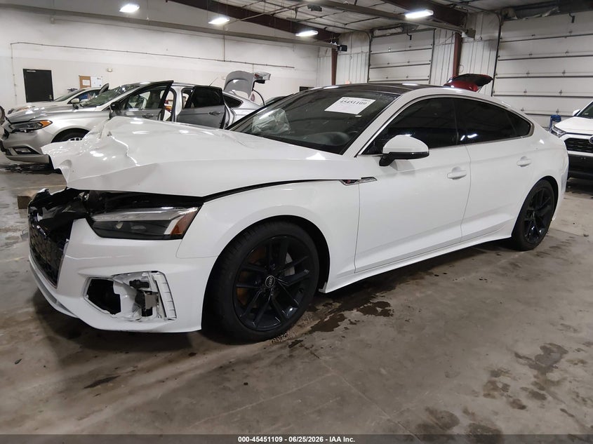 2024 Audi A5 VIN WAUFACF50RA089181 IAAI salvage auction — FRONT END, Salvage (Nebraska), sold $9,150 on 2026-09-10 (photo 2)