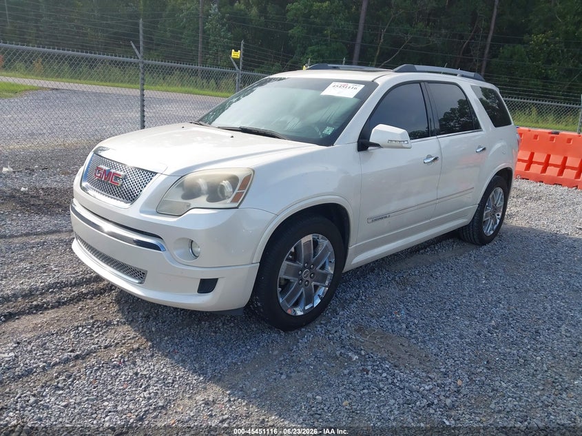 2011 Gmc Acadia VIN 1GKKRTEDXBJ366626 IAAI salvage auction — WATER/FLOOD, Flood (Mississippi), sold $250 on 2026-07-19 (photo 2)