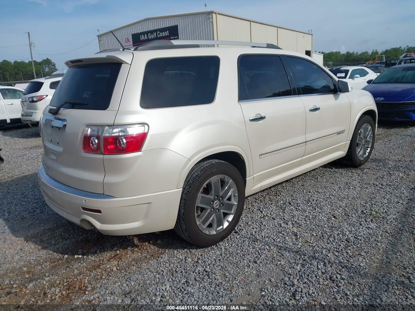 2011 Gmc Acadia VIN 1GKKRTEDXBJ366626 IAAI salvage auction — WATER/FLOOD, Flood (Mississippi), sold $250 on 2026-07-19 (photo 4)