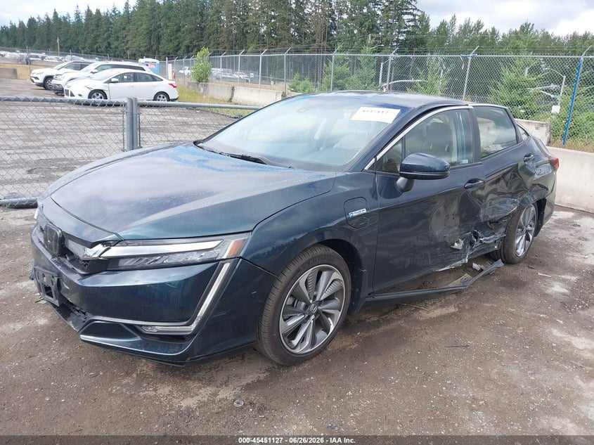 2018 Honda Clarity VIN JHMZC5F34JC022661 IAAI salvage auction — LEFT SIDE, Salvage Title, sold $5,100 on 2026-07-15 (photo 6)