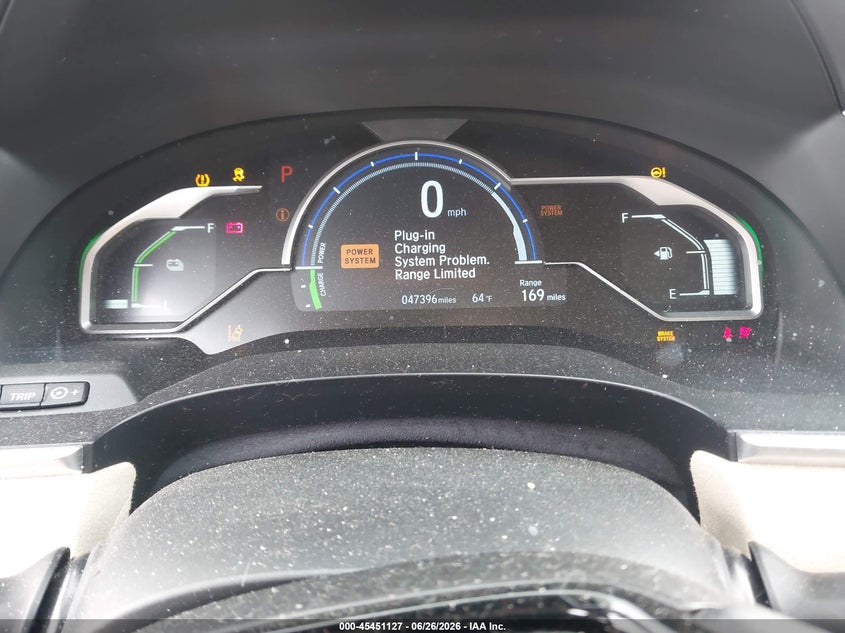 2018 Honda Clarity VIN JHMZC5F34JC022661 IAAI salvage auction — LEFT SIDE, Salvage Title, sold $5,100 on 2026-07-15 (photo 7)