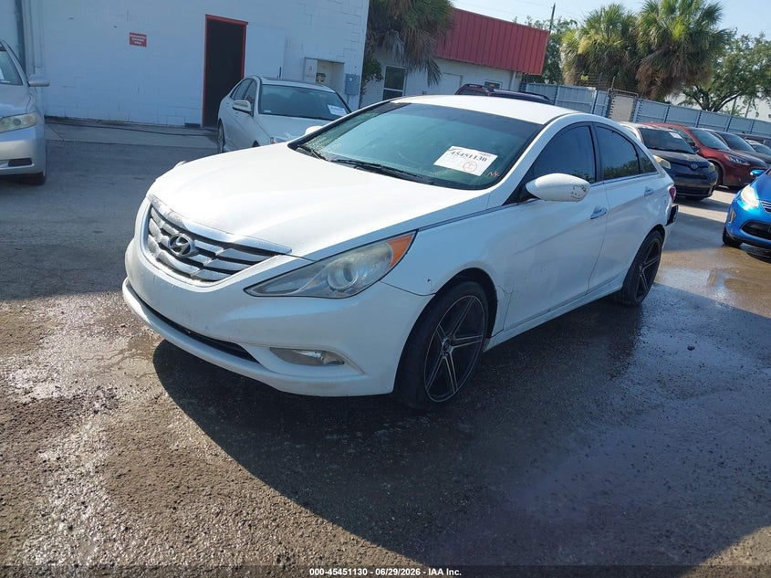 2013 Hyundai Sonata VIN 5NPEC4AC8DH726372 IAAI salvage auction — FRONT END, Clear (Florida), sold $25 on 2026-07-29 (photo 2)