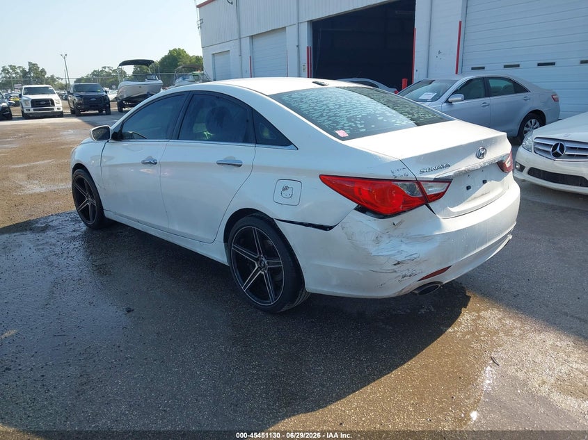 2013 Hyundai Sonata VIN 5NPEC4AC8DH726372 IAAI salvage auction — FRONT END, Clear (Florida), sold $25 on 2026-07-29 (photo 3)