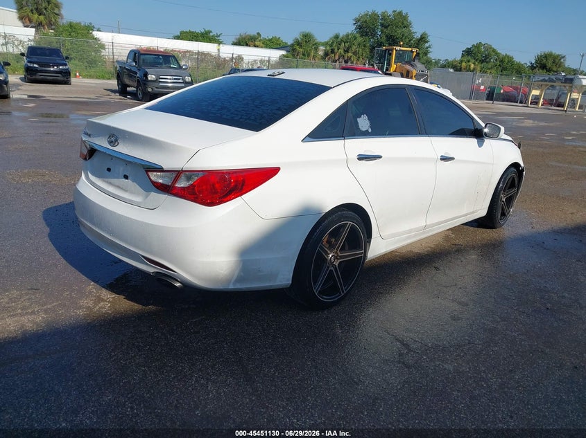 2013 Hyundai Sonata VIN 5NPEC4AC8DH726372 IAAI salvage auction — FRONT END, Clear (Florida), sold $25 on 2026-07-29 (photo 4)