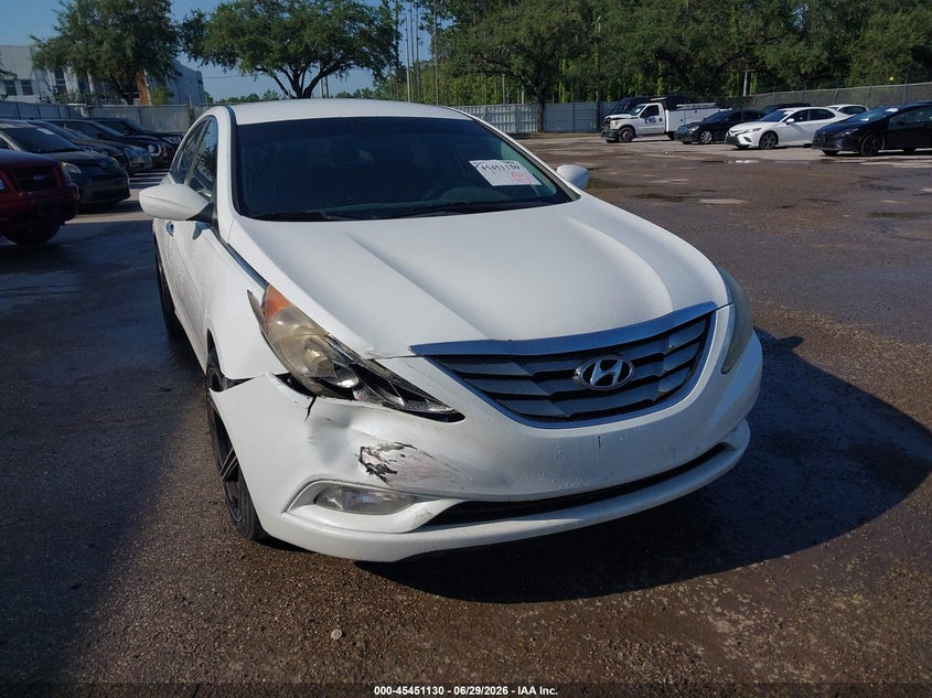 2013 Hyundai Sonata VIN 5NPEC4AC8DH726372 IAAI salvage auction — FRONT END, Clear (Florida), sold $25 on 2026-07-29 (photo 6)