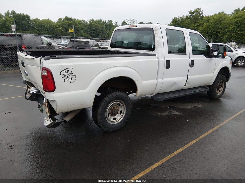2015 Ford F250 VIN 1FT7W2B62FEC94765 IAAI salvage auction — REAR END, Clear (Connecticut), sold $775 on 2026-07-09 (photo 4)