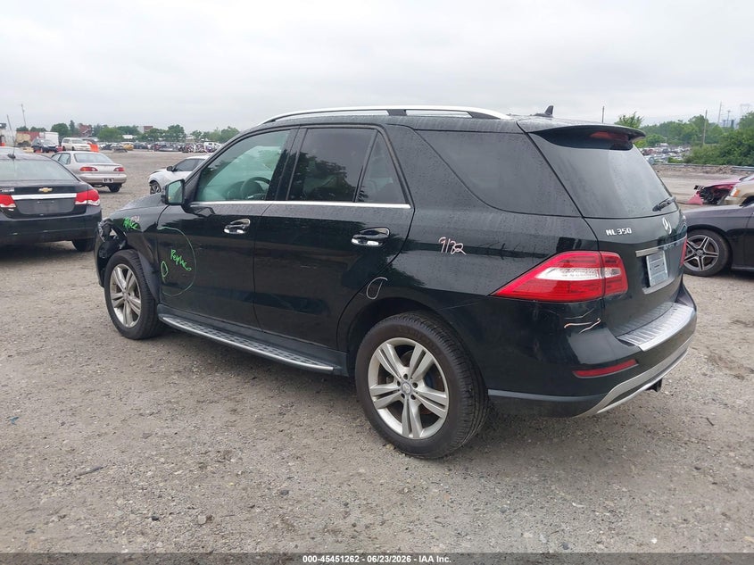 2013 Mercedes-benz M-klasse VIN 4JGDA5HB2DA218714 IAAI salvage auction — LEFT FRONT, Salvage (Pennsylvania), sold $4,800 on 2026-07-11 (photo 3)