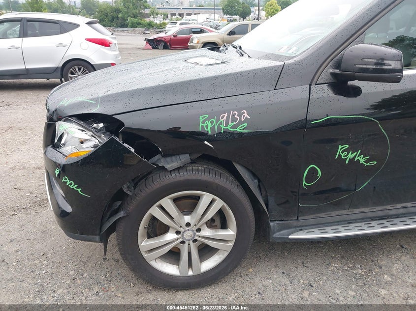 2013 Mercedes-benz M-klasse VIN 4JGDA5HB2DA218714 IAAI salvage auction — LEFT FRONT, Salvage (Pennsylvania), sold $4,800 on 2026-07-11 (photo 6)