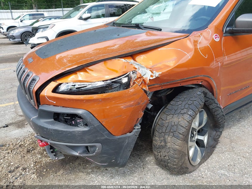 2016 Jeep Cherokee VIN 1C4PJMBS4GW155627 IAAI salvage auction — LEFT FRONT, Clear (Michigan), sold $1,975 on 2026-08-03 (photo 6)