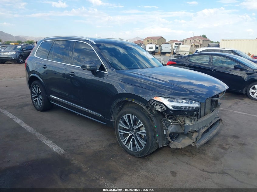 2021 Volvo Xc90 VIN YV4BR0CK9M1760825 — IAAI salvage auction photo