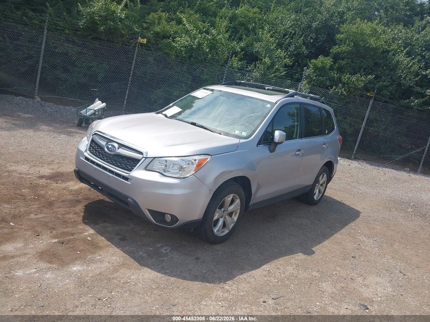 2016 Subaru Forester VIN JF2SJAHC6GH516242 IAAI salvage auction — NORMAL WEAR, Clear (Pennsylvania), sold $550 on 2026-07-17 (photo 2)
