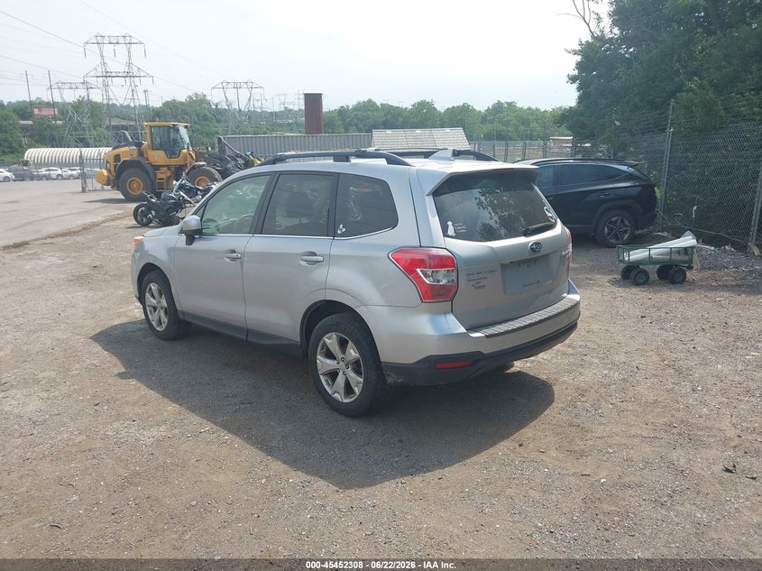 2016 Subaru Forester VIN JF2SJAHC6GH516242 IAAI salvage auction — NORMAL WEAR, Clear (Pennsylvania), sold $550 on 2026-07-17 (photo 3)
