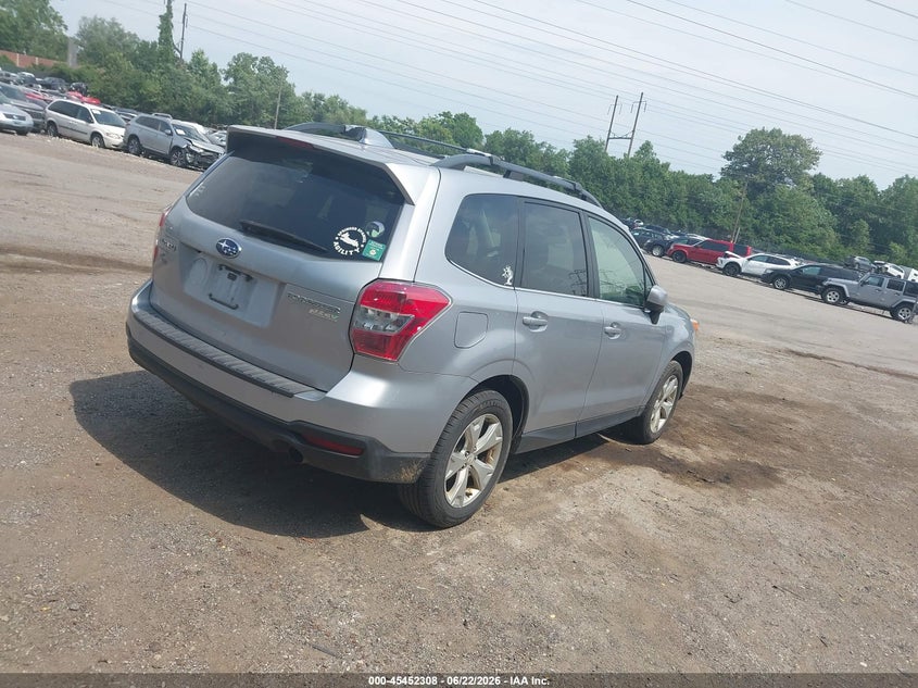 2016 Subaru Forester VIN JF2SJAHC6GH516242 IAAI salvage auction — NORMAL WEAR, Clear (Pennsylvania), sold $550 on 2026-07-17 (photo 4)