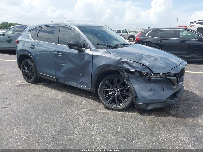 2022 Mazda Cx-5 VIN JM3KFBCM8N0524481 IAAI salvage auction — RIGHT SIDE, Rebuildable (Florida), sold $7,050 on 2026-07-23 (photo 1)