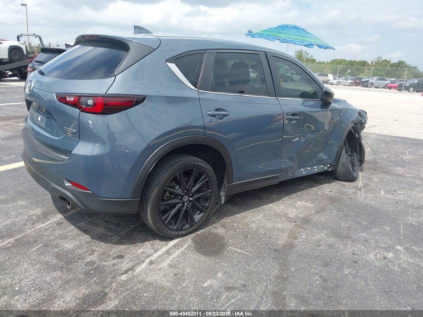 2022 Mazda Cx-5 VIN JM3KFBCM8N0524481 IAAI salvage auction — RIGHT SIDE, Rebuildable (Florida), sold $7,050 on 2026-07-23 (photo 4)