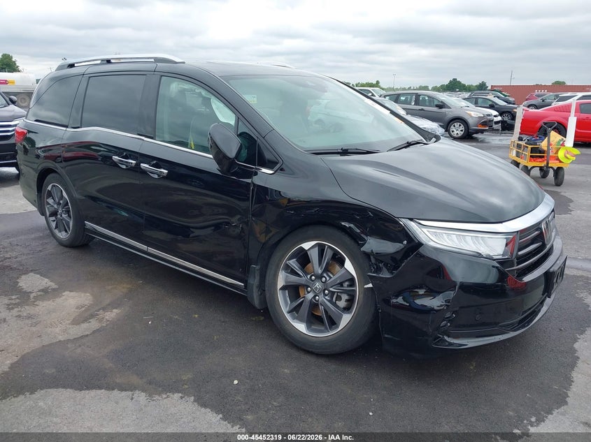 2022 Honda Odyssey VIN 5FNRL6H92NB058897 — IAAI salvage auction photo