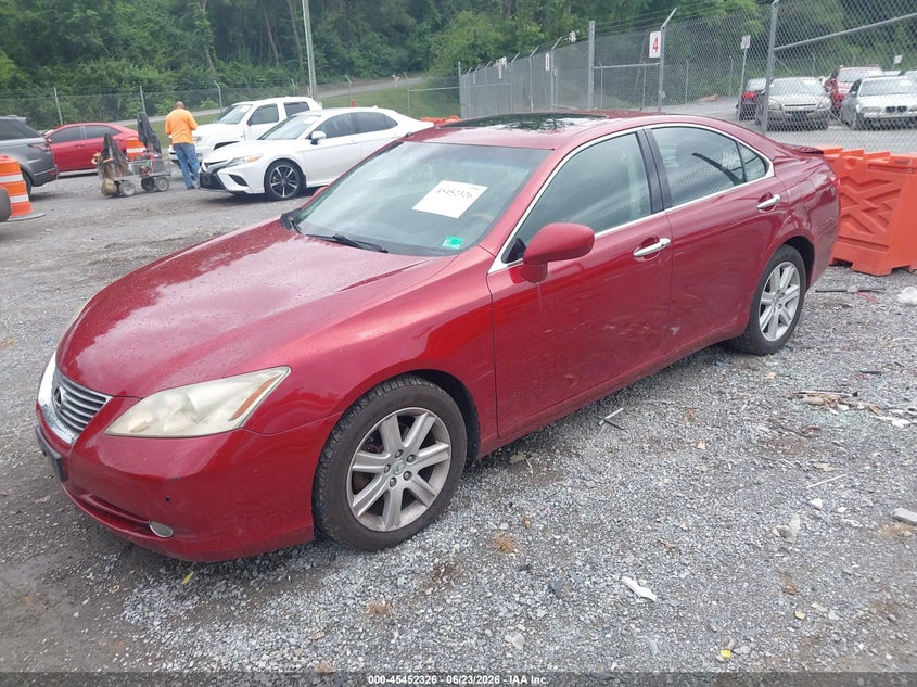 2009 Lexus Es 350 VIN JTHBJ46G592342187 IAAI salvage auction — REAR END, Clear (Virginia), sold $400 on 2026-07-14 (photo 2)