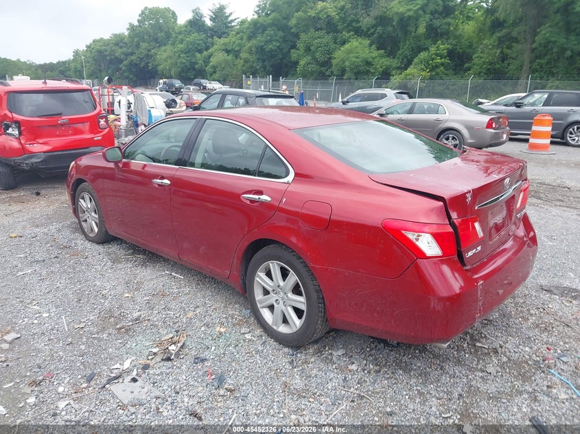 2009 Lexus Es 350 VIN JTHBJ46G592342187 IAAI salvage auction — REAR END, Clear (Virginia), sold $400 on 2026-07-14 (photo 3)