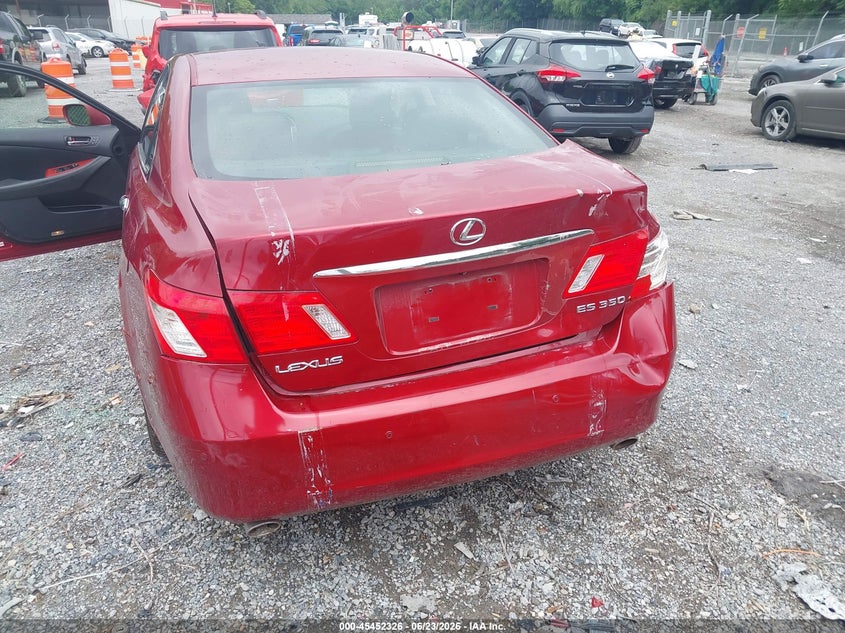 2009 Lexus Es 350 VIN JTHBJ46G592342187 IAAI salvage auction — REAR END, Clear (Virginia), sold $400 on 2026-07-14 (photo 6)