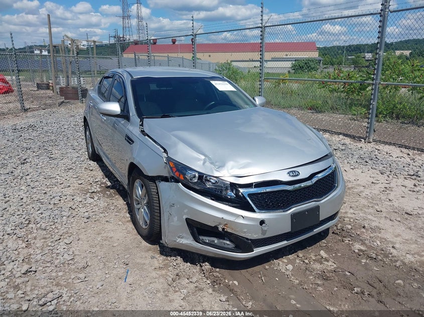 2013 Kia Optima VIN KNAGM4A75D5379511 IAAI salvage auction — RIGHT FRONT, Salvage (Pennsylvania), sold $850 on 2026-07-07 (photo 1)