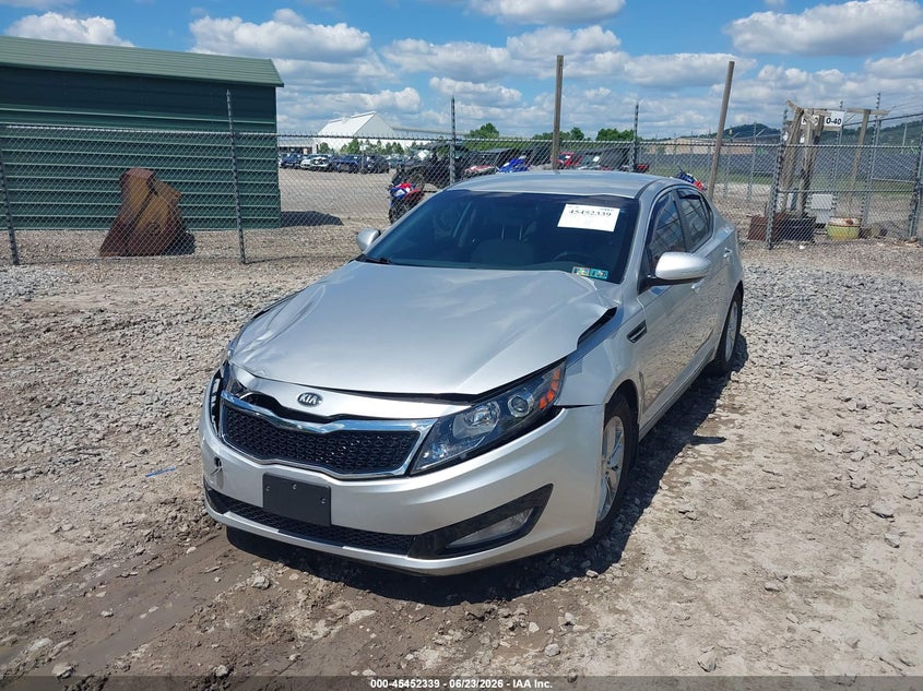 2013 Kia Optima VIN KNAGM4A75D5379511 IAAI salvage auction — RIGHT FRONT, Salvage (Pennsylvania), sold $850 on 2026-07-07 (photo 2)